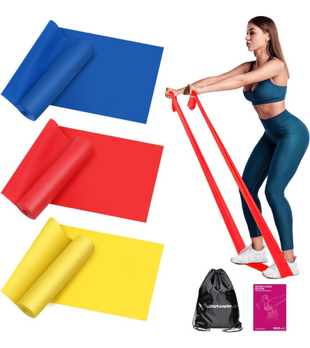 Bandas Elásticas De Resistencia Ejercicio Fitness Yoga 3pcs