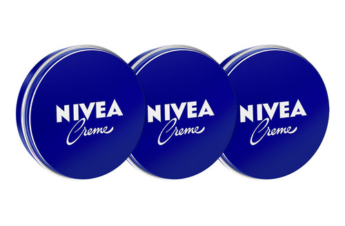 Crema Humectante Nivea Multipropósito - Lata 400ml (x3)