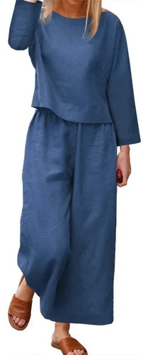 Conjunto Elegante Casual De Pantalón Para Mujer En Color Lis
