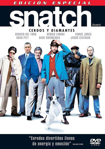 Snatch Cerdos Y Diamantes 2000 Brad Pitt Pelicula Dvd