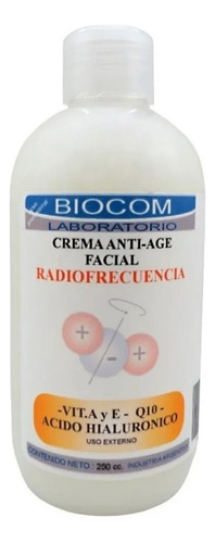 Biocom Crema Anti Age Radiofrecuencia Acido Hialuronico Tipo De Piel Todo Tipo De Piel