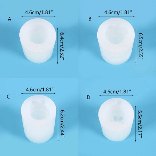 (c) Molde De Silicona Para Velas De Conejo, Conejo De Pascua