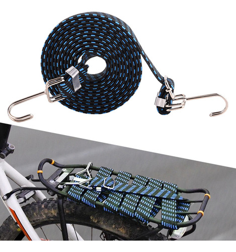 Cuerda Elástica Para Bicicleta, Banda Fija, Accesorios 2m