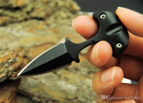 Cuchillo Mini Daga Defensa Personal Push Dagger Puñal