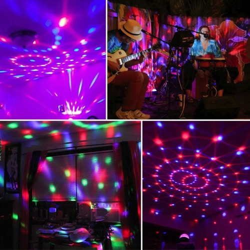* Lámpara De Proyector Musical Mini Led De Noche For Fiestas