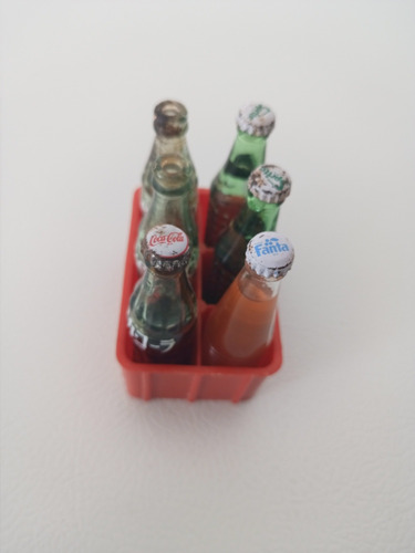Mini Botellitas Coca Cola, Fanta Y Sprite No. 4 (Usado)