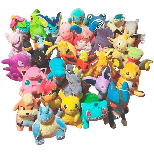 Peluche Pokemon Pikachu Squirtle Charmander Bulbasaur Anime