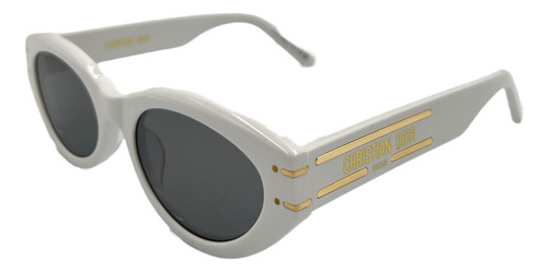 Dior Signature B5i 30c0 Eye Cat Shape Blanco Dorado