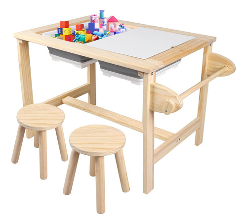Mesa Sensorial Para Niños Pequeños, Juego De Mesa Y Silla Co