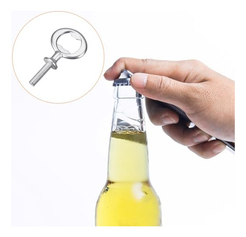Uxcell Bottle Opener, 8pcs 80mm Zinc Alloy Screw Beer Opener