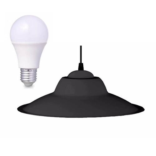 Lampara Colgante Tipo China Moderna + Lampara Led 9w 