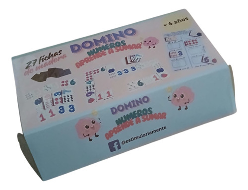 Dominó De Madera Con Actividades Para Aprender A Sumar