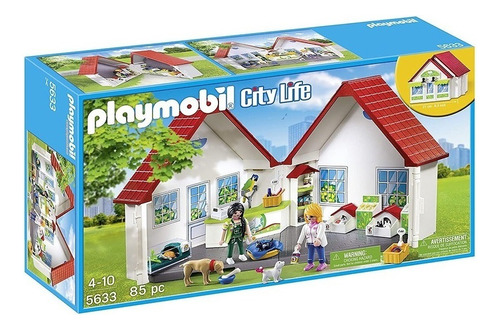 Playmobil Maletin Tienda De Mascotas Cod 5633 Loony Toys