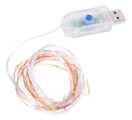 Cadena De Luces Led, 8 Modos, Luces Colgantes Starburst Con