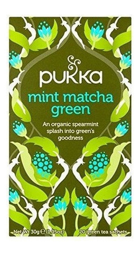 Té Verde Pukka Mint Matcha - 20 Por Paquete (0.07lbs)