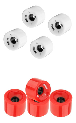 8 Unids/set Ruedas De Monopatín Longboard Roller 78a Dureza