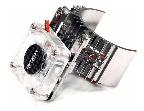 Disipador Motor Rc 540 Con Ventilador - Plata