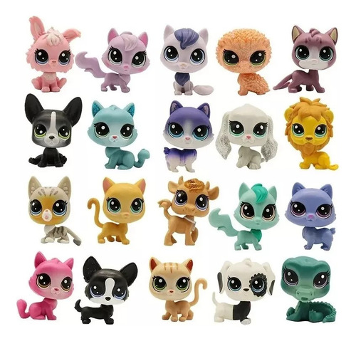 Little Lets Pet Shop Friends Miniaturas Especiais Lps Com 10