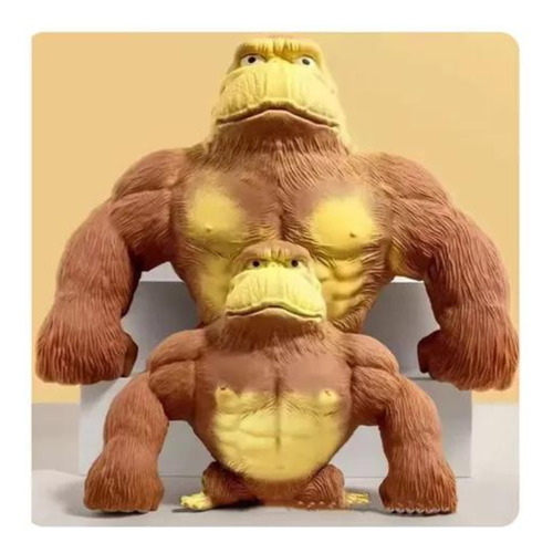 Brinquedo Macaco Indestrutível Antiestress, De Esticar
