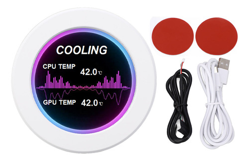 Pantalla Lcd Redonda De 2,1 Pulgadas Con Rotación De 360 Gra