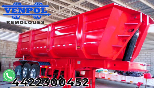Remolque Gondola Volteo Para Materiales 30m3 Reforzada