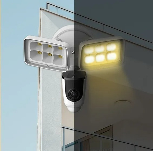 Imagen 3 de 5 de Camara Seguridad Wifi Imou Floodlight Pir Reflector Audio