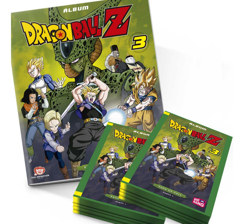 Álbum Tapa Dura Dragon Ball Z 3 + 25 Sobres.