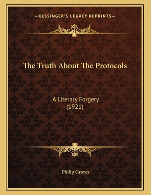 Libro The Truth About The Protocols: A Literary Forgery (...