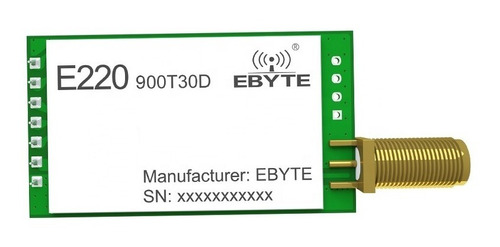 Transceptor Uart Lora E220-900t30d Llcc68 868mhz/915mhz 10km