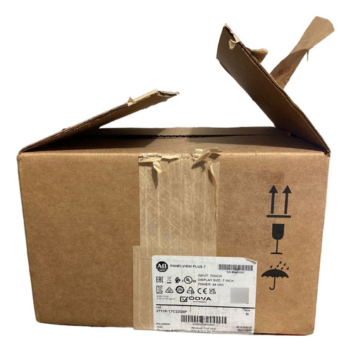 Allen Bradley 2711p-t7c22d9p Panel View Plus 7
