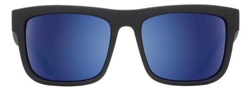Gafas de sol polarizados Spy+ Discord con marco de grilamid color matte black, lente bronze/blue spectra de policarbonato espejada, varilla matte black de grilamid
