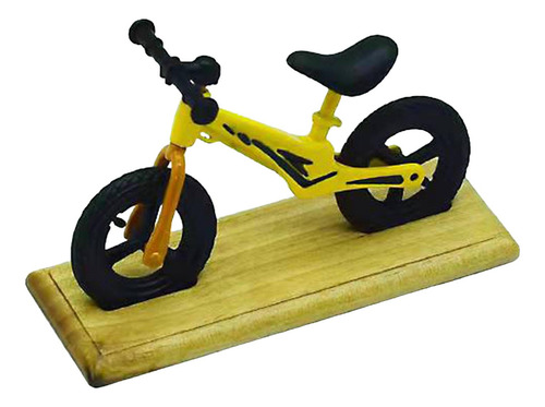 Brinquedo De Bicicleta Em Miniatura Escala 1:12, Amarelo