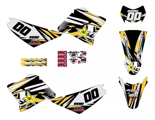 Kit Adesivos Tanque Moto Yamaha Crosser Xtz 150 2014/2022