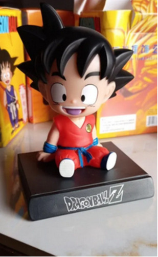 Figura Goku, Dragon Ball Soporte De Teléfono Pvc 