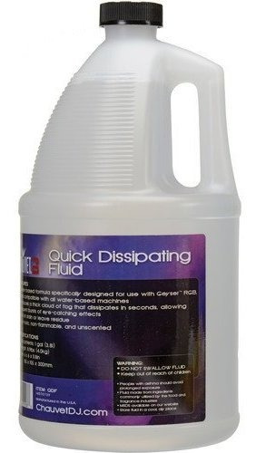 Chauvet Dj Qdf Liquido De Maquina De Niebla De Disipacion Ra