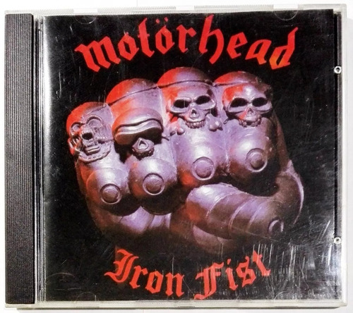 Motorhead - Iron Fist - Cd Made In France 1 E 1987