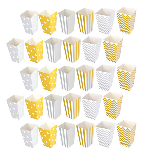 Vasos De Palomitas De Papel Para Palomitas De Maíz, Caja De