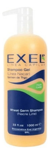 Shampoo En Gel Con Germen De Trigo Exel Linea Nacar Porefesi