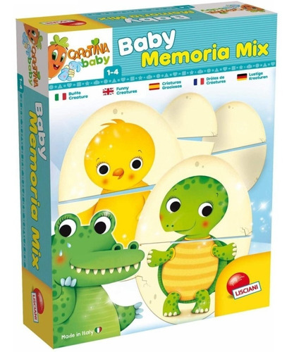 Juego Baby Memoria Mix - Lisciani Carotina Baby