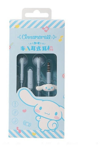 Auriculares Sanrios Cute Kuromi Cinnamoroll Tipo C Con Cable