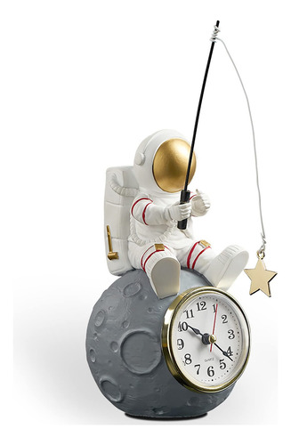 Reloj De Figura De Astronauta Para Escritorio Y Estante, Fun