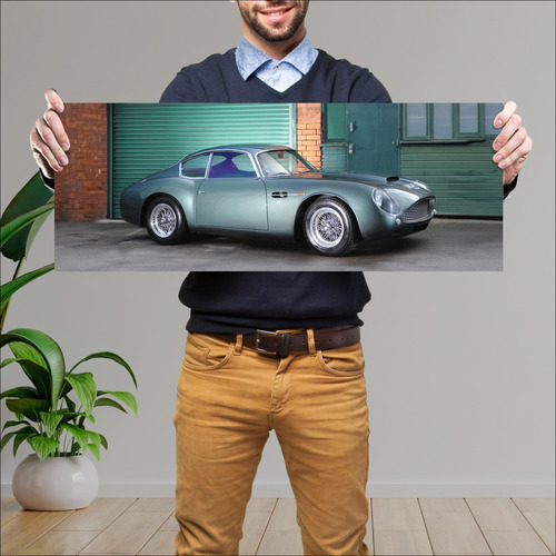 Cuadro 30x80cm Auto 1991 Aston Martin Db4 Gt Zag 185