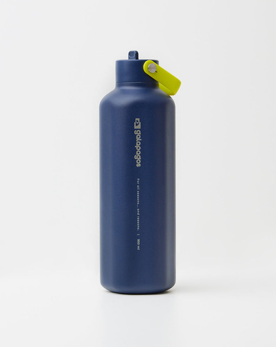 Garrafa Térmica Squeeze Água River Azul Marinho Galapagos 950ml