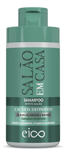 Eico Shampoo Hidrata Salão Em Casa Cachos Definidos 450ml