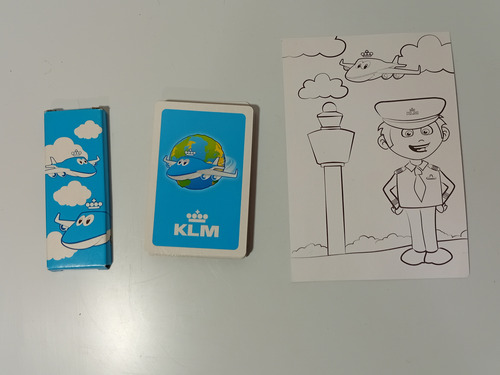 Kit Infantil Bluey Companhia Aérea Klm (Usado)