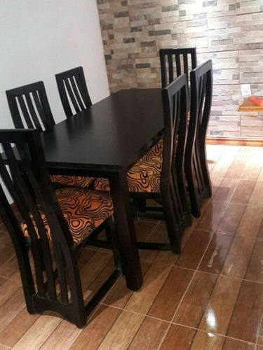 Juego De Comedor 6 Sillas Directo De Fabrica