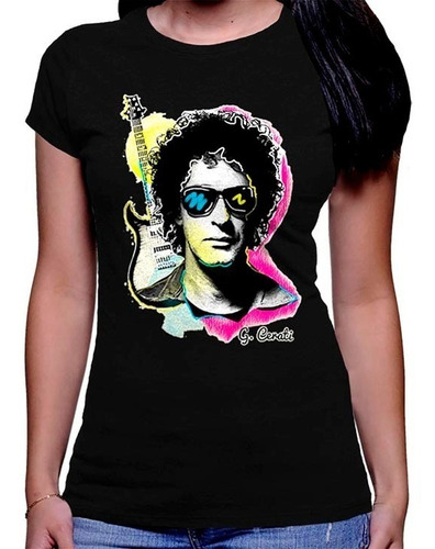 Camiseta Premium Dtg Rock Estampada Gustavo Cerati Soda