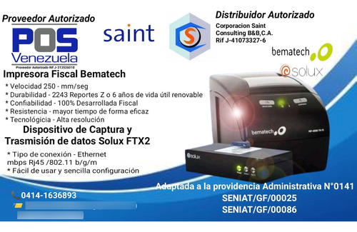 Impresora Fiscal Bematech Mp-4000 Th