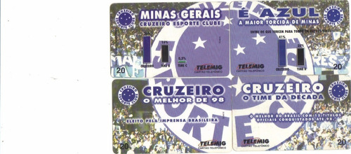 Cartao Telefonico Série Cruzeiro E. C.telemig Os 04