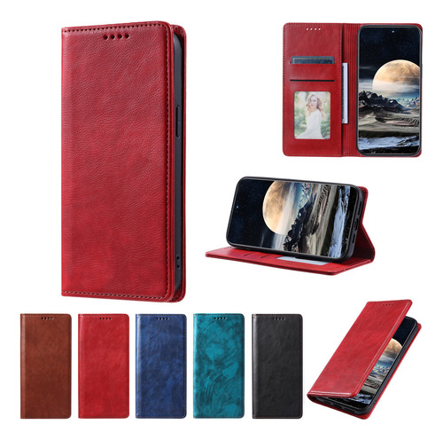 Funda Tipo Cartera For Teléfono Oppo A57 A56 A55 A54 A53